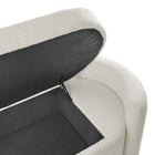 Modway Nebula Boucle Upholstered Bench - Ivory-7