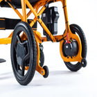 Monarch Carbon Flyer Lightweight Electric Wheelchair - Orange-Weighs only 11 kg without the battery for improved portability