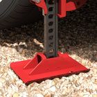 HOMCOM 6600 lb Farm Jack-Heavy-duty steel ensures durability and longevity