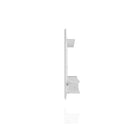 Manhattan Comfort Plaza 64.25" Modern Floating Entertainment Center - White-Includes 4 Media Holes for Wire Management