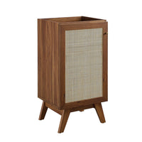 Modway Soma 18" Bathroom Vanity Cabinet - Walnut-MDF and Particleboard