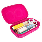 ZIPIT Sensory Pencil Case for Girls - Large Capacity Stationery Organizer Box - Pink-Spacious interior: Offers plenty of room for school essentials, keeping supplies neatly stored in a single, easy‑to‑access compartment
