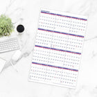 AT-A-GLANCE 2027 Yearly Wall Calendar - 36" H x 24" W - English-Contemporary design with plenty of writing space with full chipboard back