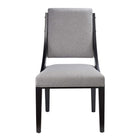Modway Cambridge Upholstered Fabric Dining Chairs - Light Grey - 2 Pack-8
