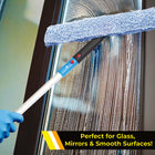 Gritt Commercial 14" Heavy-Duty Swivel Window Washer - 12 Pack-Strip Washer Material: Microfiber
