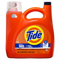 Tide Liquid High Efficiency Laundry Detergent - Original Scent - 100 Loads - 3.69L-10x Grease Cleaning Power: More grease fighting ingredients