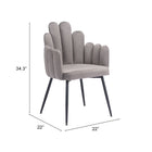 Zuo Noosa Dining Chair - Grey - Set of 2-6