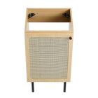 Modway Chaucer 18" Bathroom Vanity Cabinet - Oak-Wood Grain Laminate