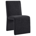 Modway Emory Fabric Upholstered Dining Side Chair - Ebony-Versatile Slipper Chair