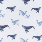 Gerber Childrenswear Knit Crib Sheet - Coastal Calm - Whales-It's the ideal addition to curate a cozy and delightful environment, ensuring your baby boy enjoys a comfortable and restful sleep
