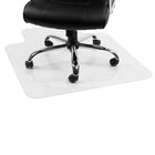 Mount-It! Hard Floor Chair Mat with Lip - 35.5" x 47" - Clear Vinyl-6