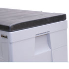 Dura Housewares Deck Storage Bench - 18"D x 22.8" H x 46" W - Grey-Product Dimensions: 18"D x 22.8" H x 46" W