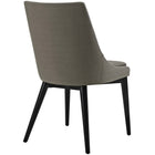 Modway Viscount Fabric Dining Side Chair - Granite - 2 Pack-Non-Marking Foot Caps