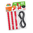 Junior Learning 60 Bead Cubes and Laces - Set of 61-Perfectly complements our Mathcubes range, providing a seamless extension for more varied learning experiences