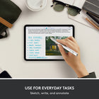 Logitech Crayon USB-C Digital Pencil for iPad (2018 & Later) - Silver-Tilt sensitivity for dynamic line weight