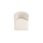 Manhattan Comfort Gansevoort 19" Modern Faux Leather Upholstered Dining Chair - Cream - Set of 2-22.25" L x 23" W x 32.25" H