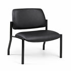 Nicer Interior Anti-Microbial Armless Bariatric Guest Chair-Anti-microbial vinyl upholstery that is easy to clean and maintain, great for high traffic areas
