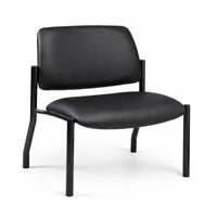 Nicer Interior Anti-Microbial Armless Bariatric Guest Chair-Anti-microbial vinyl upholstery that is easy to clean and maintain, great for high traffic areas