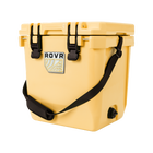 RovR CoolR 25 Quart Hard Cooler with Shoulder Strap - Sunny Side-Adjustable padded shoulder strap makes carrying a breeze