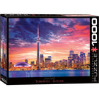 Eurographics Toronto Skyline Puzzle - 1000 Pieces-Recycled board