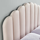 Modway Veronique Performance Velvet Full/Queen Headboard - Pink-Height Adjustable Mounting