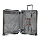 Ricardo Beverly Hills 25" Montecito 2.0 Hardside Check-in Luggage Upright - USB Port - Graphite-Top and side carry handles with bottom carry grip - Makes lifting, carrying, and loading the suitcase easier from multiple angles