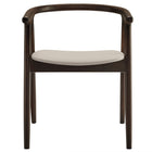 Modway Henry Vegan Leather and Wood Dining Chair - Stone-8