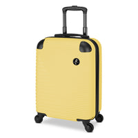 Atlantic - Swerve 19" Hardside Carry-on Luggage - Lemon Meringue-Constructed of durable ABS