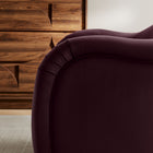 Modway Compose Performance Velvet Accent Chair - Mulberry-Dense Foam Padding
