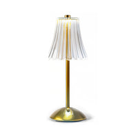Bell+Howell Alma Elegant LED Cordless Table Lamp - Gold-Effortless touch activation: touch to turn on or off and adjust settings quickly with no complicated switches or buttons
