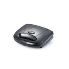 Commercial 750W Nonstick Mini Waffle Maker - Black-Makes two 4"x 4"waffles