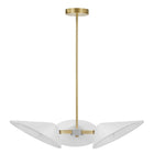 Modway Journey 3-Light 3" Arm Pendant - White-Professional Installation Required