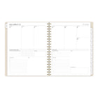 Cambridge 2026-27 Workstyle Balance Weekly/Monthly Planner - 11"x 9" - Cream - Bilingual-Page size: 11" H x 8-1/2" W