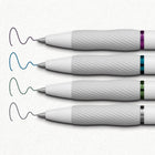 Sharpie S-Gel Fashion Barrel Gel Pens - Pearl White Body - Medium Point - 0.7 mm - Rich Dark Colour Assortment - Set of 4-Intensely bold gel ink in a range of contemporary colours for always vivid writing