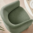 Modway Verity Barrel Back Chenille Dining Armchair - Sage-No Assembly Required