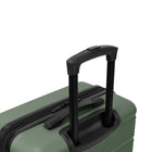 Swiss Mobility YVR Collection 26" Hardside spinner luggage - Hunter Green-Reinforced. side handles