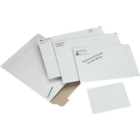 Tab Locking Stayflats - 6" x 8" - White - 100 Pack-Dimensions: 6" W x 8" L