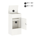 Ceha Canada Large Parcel Drop Box - 21" W x 16" D x 41" H - White-5