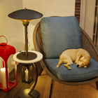 Outsunny 1500 W Outdoor Electric Patio Heater with Tip-Over Protection-Classic pull switch for easy turning on