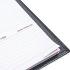 Brownline 2027 CoilPro Weekly Planner with Hard Lizard-Like Cover - 11" x 8-1/2" - Black-Black
