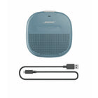 Bose SoundLink Micro Bluetooth Portable Speaker - Stone Blue-Recharge battery using a Micro-B USB cable (included)