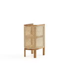 Manhattan Comfort Versailles 11.81" Industry Chic End Table 2-Piece Set - Nature-Delivered to you Fully Assembled! No Assembly Required