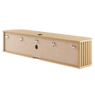 Modway Fortitude 63" Wall-Mounted TV Stand - Oak-6