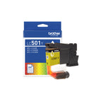 Brother Genuine LC501YS Ink Cartridge - Standard Yield - Yellow -Standard yield ink cartridge, print up to 200 pages