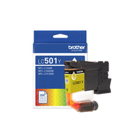 Brother Genuine LC501YS Ink Cartridge - Standard Yield - Yellow -Standard yield ink cartridge, print up to 200 pages