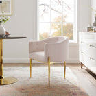 Modway Savour Tufted Performance Velvet Accent Chair - Pink-Stain-Resistant Performance Velvet