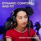 Logitech G321 LIGHTSPEED Wireless Bluetooth Gaming Headset - Black-LIGHTSPEED Wireless: Logitech G's legendary wireless technology delivers a seamless and reliable PC gaming headset experience with 20+ hour battery life for epic gaming sessions