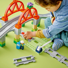 LEGO DUPLO Town Train Bridge & Tracks Expansion Building Block Set-LEGO DUPLO train toys boost toddlers’ problem-solving, patience and focus