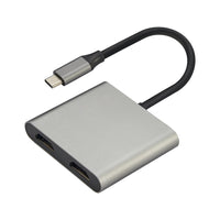 Staples Tech USB-C to Dual HDMI 1.4 Adapter-Up to 4K @ 60Hz: Supports 4K resolution at 60Hz for crisp high-quality visuals