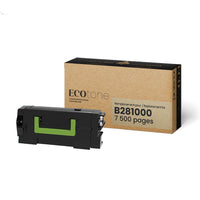 Ecotone Lexmark B281000 Remanufactured Toner - Standard Yield - Black-Colour: Black